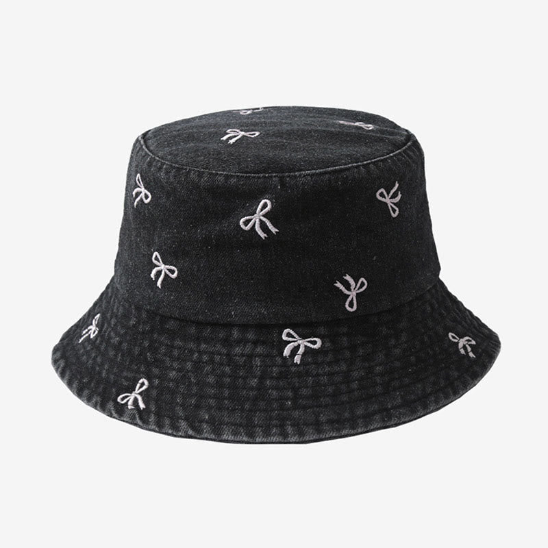 Plus Size Bow Bucket Hat