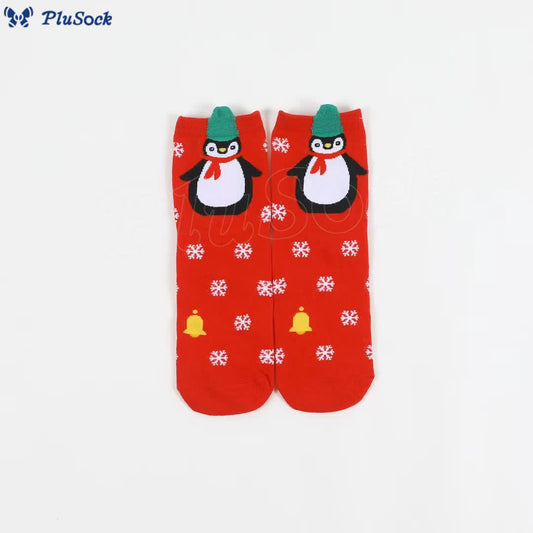 Polka Dot Snowflakes Quarter Socks