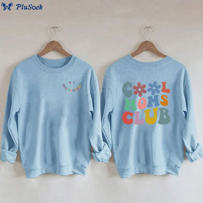 Plusock Plus Size Colorful Text Sweatshirt