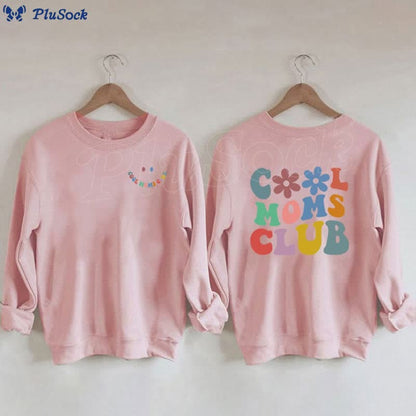 Plusock Plus Size Colorful Text Sweatshirt