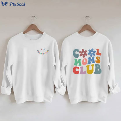 Plusock Plus Size Colorful Text Sweatshirt