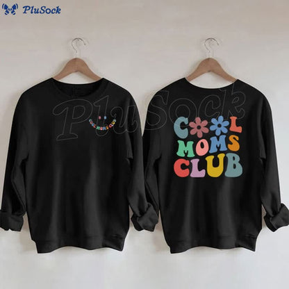 Plusock Plus Size Colorful Text Sweatshirt