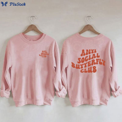 Plusock Plus Size Orange Text Sweatshirt