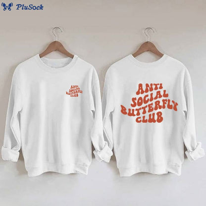 Plusock Plus Size Orange Text Sweatshirt