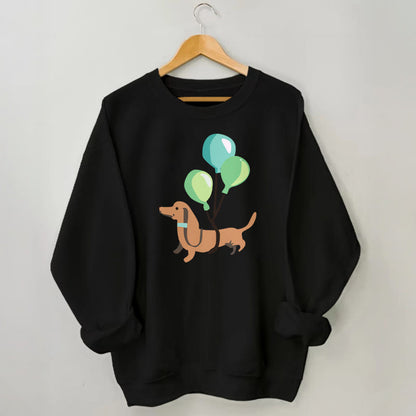 Plusock Plus Size Balloon Dachshund Sweatshirt