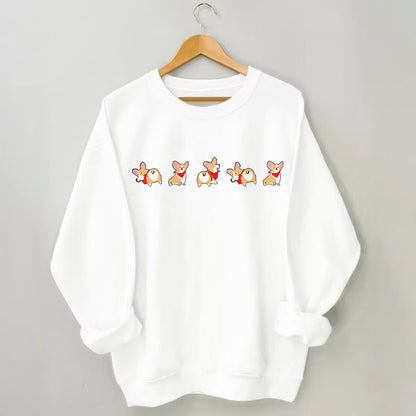 Plusock Plus Size Corgi Sweatshirt