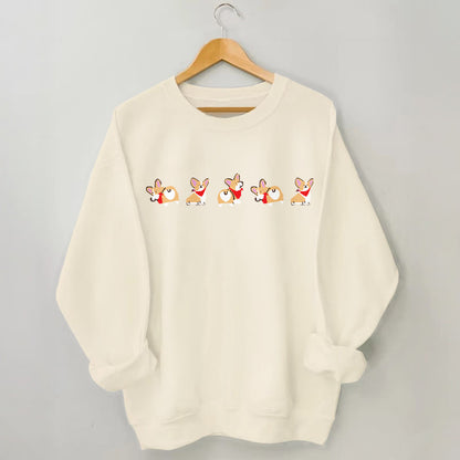 Plusock Plus Size Corgi Sweatshirt