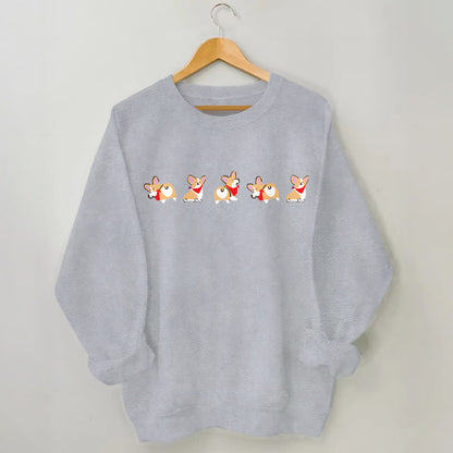 Plusock Plus Size Corgi Sweatshirt