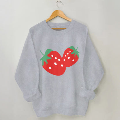Plusock Plus Size Strawberry Sweatshirt