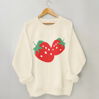 Plusock Plus Size Strawberry Sweatshirt