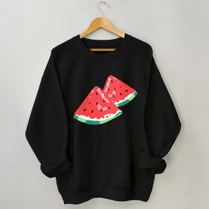Plusock Plus Size Watermelon Sweatshirt