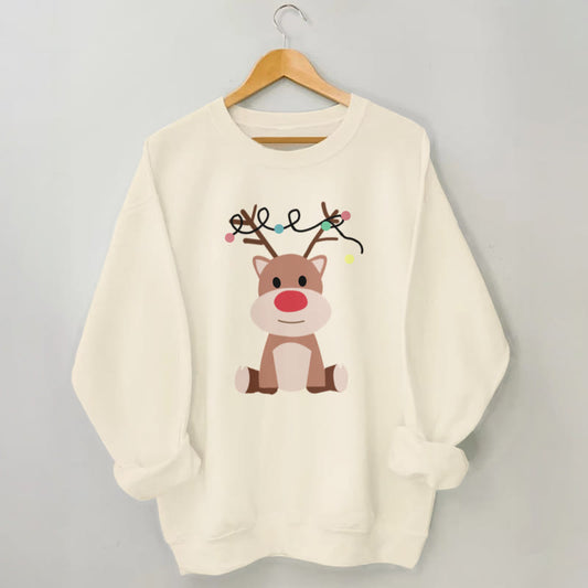 Plus Size Elk Sweatshirt