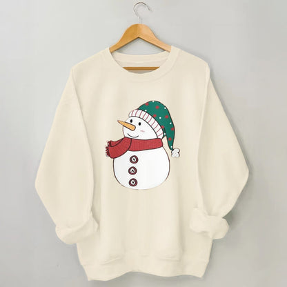Plusock Plus Size Snowman Sweatshirt