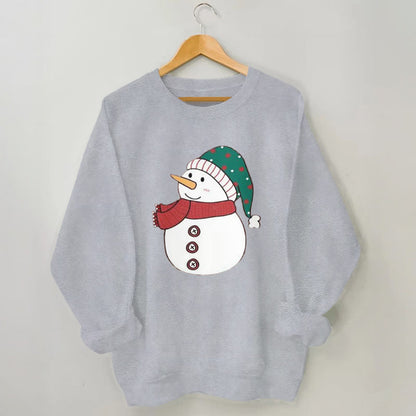 Plusock Plus Size Snowman Sweatshirt