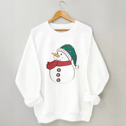 Plusock Plus Size Snowman Sweatshirt