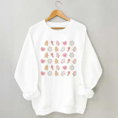 Plusock Plus Size Christmas Elements Sweatshirt