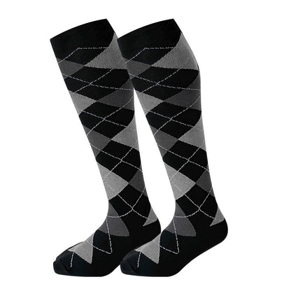 Plusock Plus Size Rhombus Compression Socks 2XL-7XL(3 Pairs) - Rhombus - 7XL - image 5