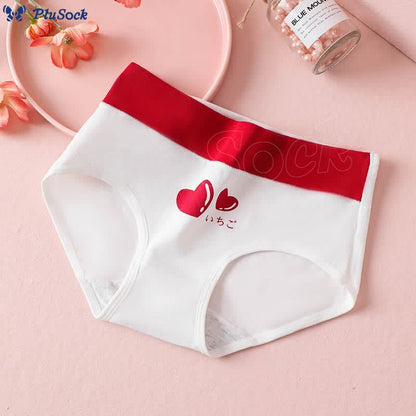 Plus Size Love Cherry Panty(5 Packs)