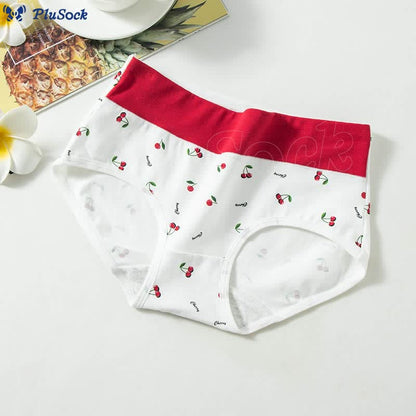 Plus Size Love Cherry Panty(5 Packs)