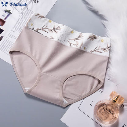 Plus Size Flowers Panty(3 Packs)