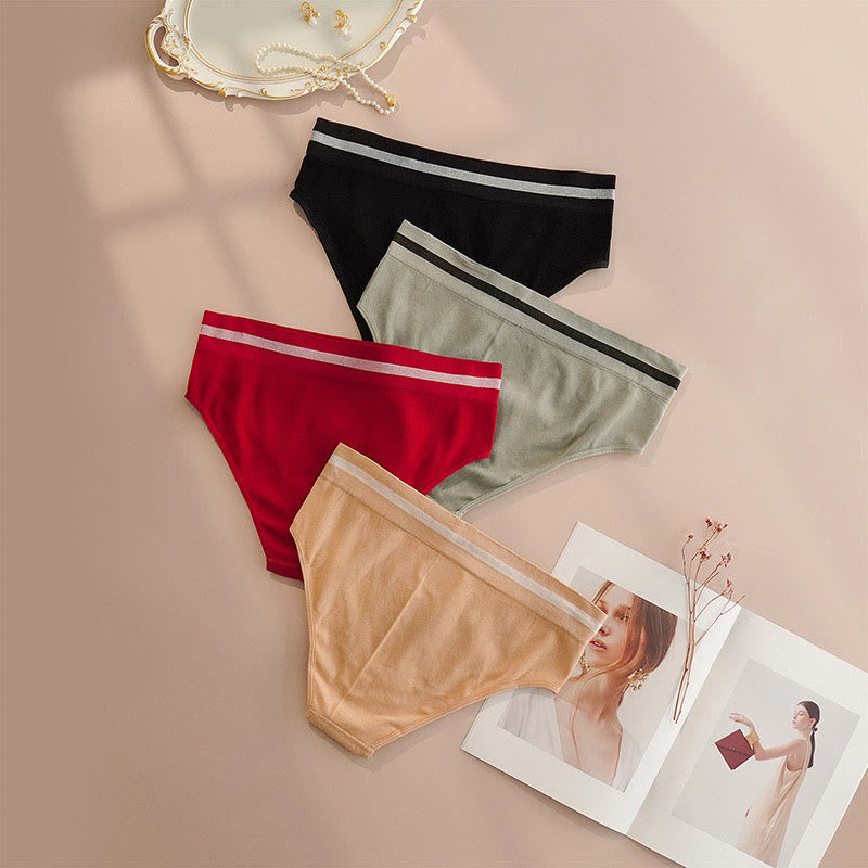 Plusock Breathable Seamless Panty(4 Packs) - Multicolor - 4XL - image 0