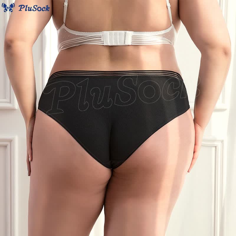 Plus Size Bow Panty(5 Packs)
