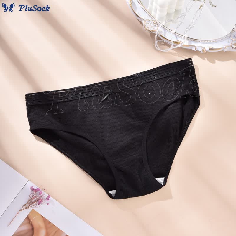 Plus Size Bow Panty(5 Packs)
