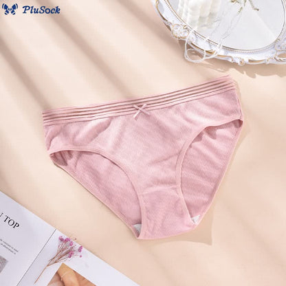 Plus Size Bow Panty(5 Packs)