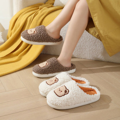Plus Size Cartoon Bear Slippers
