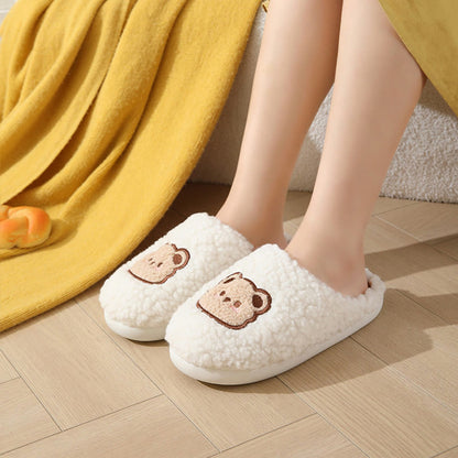 Plus Size Cartoon Bear Slippers