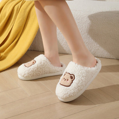 Plus Size Cartoon Bear Slippers
