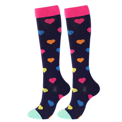 Red Lips Compression Socks(5 Pairs)