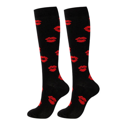 Plusock Red Lips Compression Socks(5 Pairs) - image 7