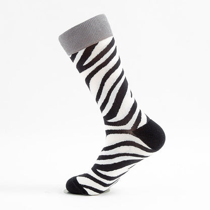 Plusock Plaid Heart Crew Socks(5 Pairs) - image 1
