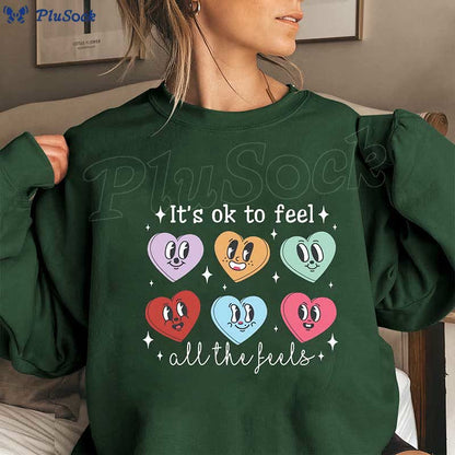 Plusock Plus Size Love Emoticon Sweatshirt