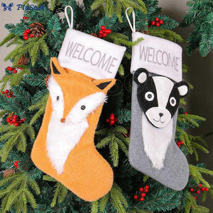 Plus Size Skunk Fox Handing Socks(4 Pairs)