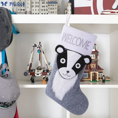 Plus Size Skunk Fox Handing Socks(4 Pairs)