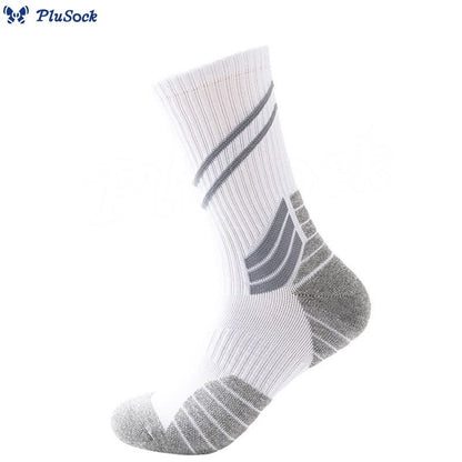 Plusock Stripe Slash Quarter Compression Socks(7 Pairs)