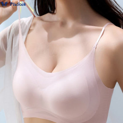 Plus Size Ice Silk Comfort Wireless Bra(2 Packs)