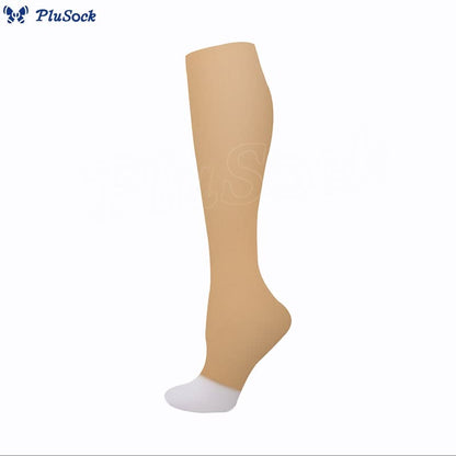 Plusock Classic Color Open Toe Compression Socks(5 Pairs)
