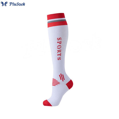 Plusock Color Matching Sport Compression Socks(6 Pairs)