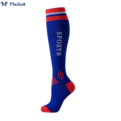 Plusock Color Matching Sport Compression Socks(6 Pairs)
