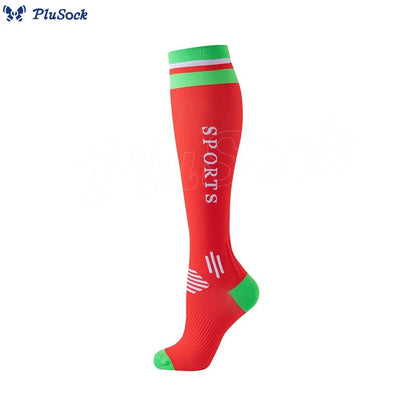 Plusock Color Matching Sport Compression Socks(6 Pairs)