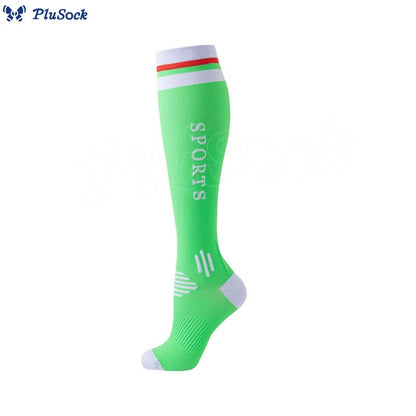 Plusock Color Matching Sport Compression Socks(6 Pairs)