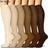 Plusock Pure Brown Series Compression Socks(6 Pairs)
