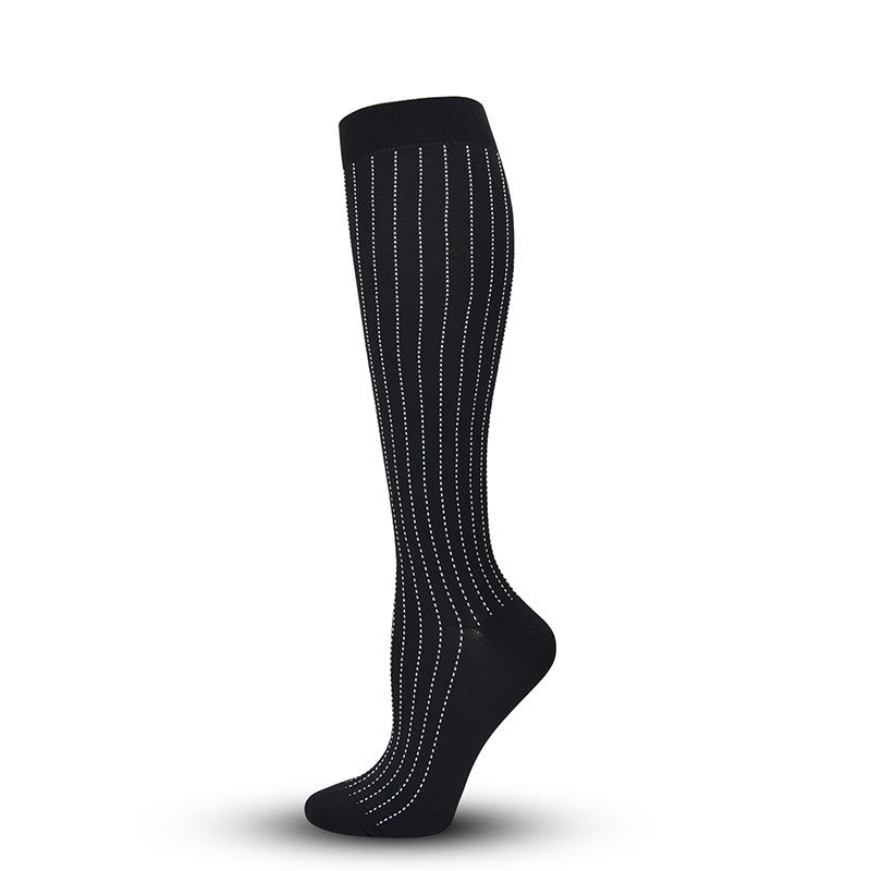Plusock Lines Love Stripes Compression Socks(6 Pairs) - image 10