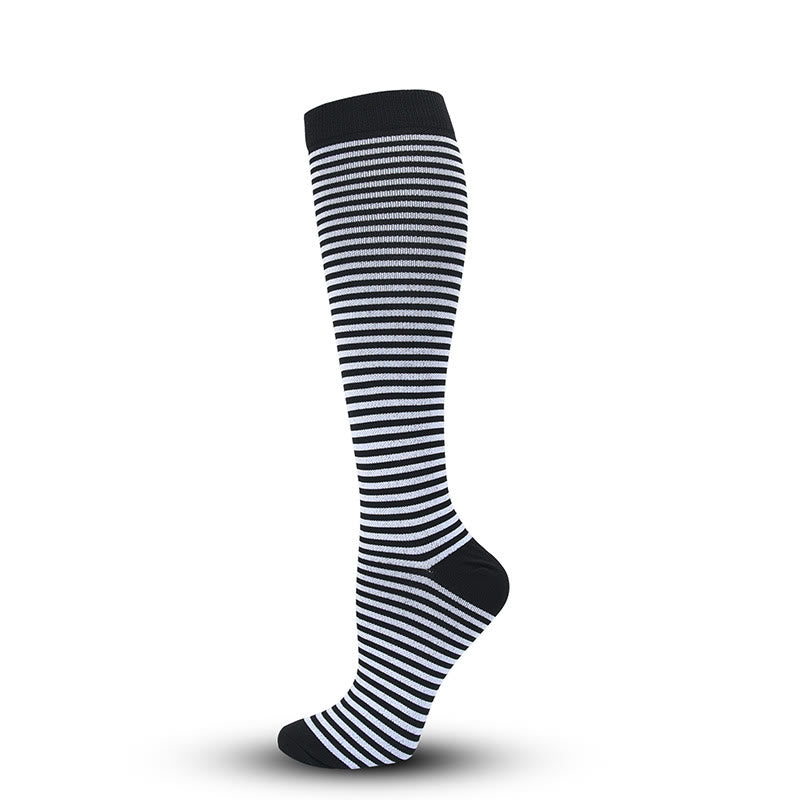 Plusock Lines Love Stripes Compression Socks(6 Pairs) - image 8