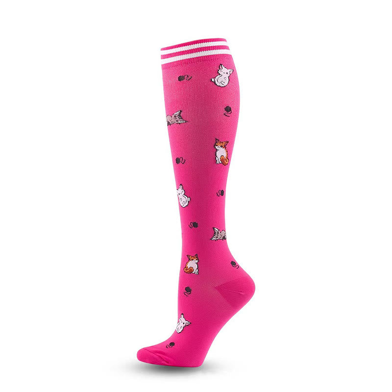 Plusock Unicorn Animal Compression Socks(4 Pairs) - image 8