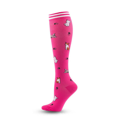 Plusock Unicorn Animal Compression Socks(4 Pairs) - image 8