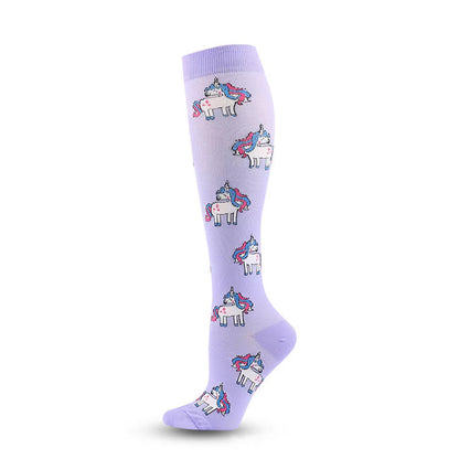Plusock Unicorn Animal Compression Socks(4 Pairs) - image 9